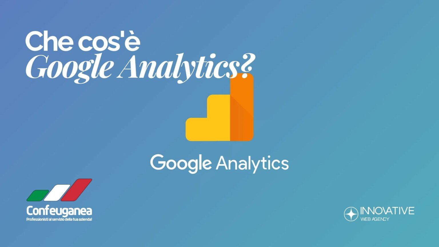 Dashboard di Google Analytics 4 configurata per aziende in Ticino, con tracciamento eventi, conversioni e report conformi alla nLPD